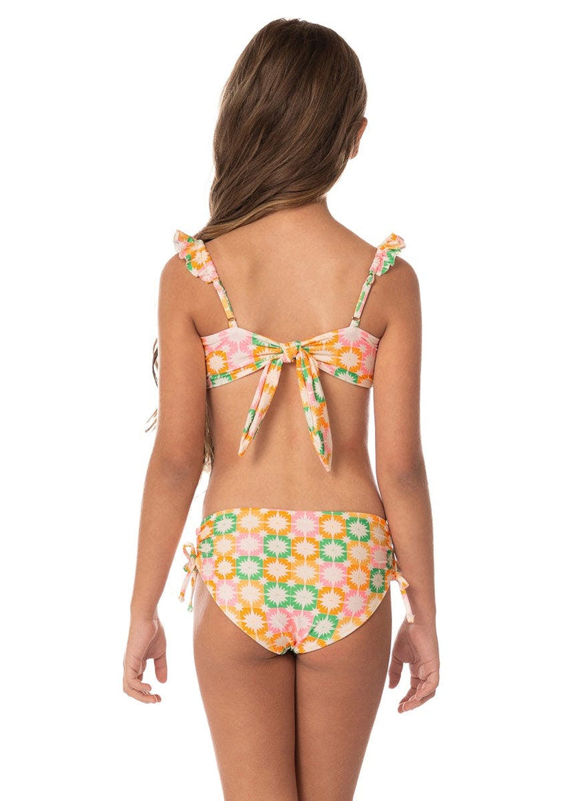 Maaji Tropical Tiles Mango Girls Bikini Set