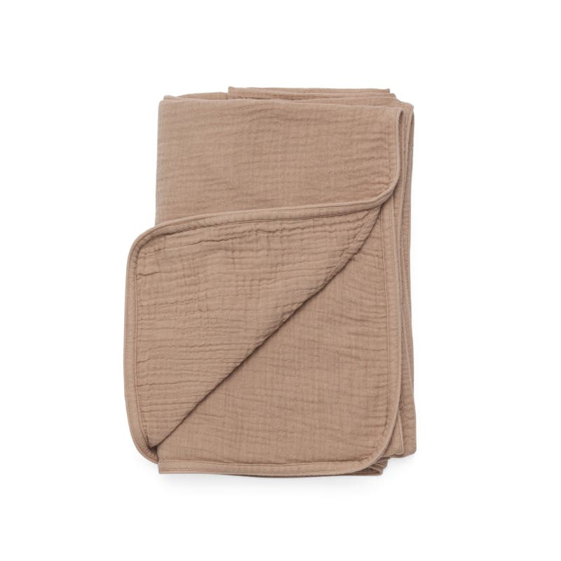 Ploekie Muslin Blanket XL | Fluffy Bunny | Rose Mocha