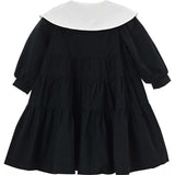 Hermione dress (black/off-white)