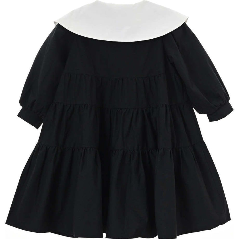 Hermione dress (black/off-white)