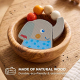 Elephant Wooden Grasping Toy Rattle