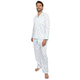Men's Golf Long PJ Set - Organic Cotton Poplin