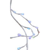6-Foot 66-Light Gumball LED White Garland