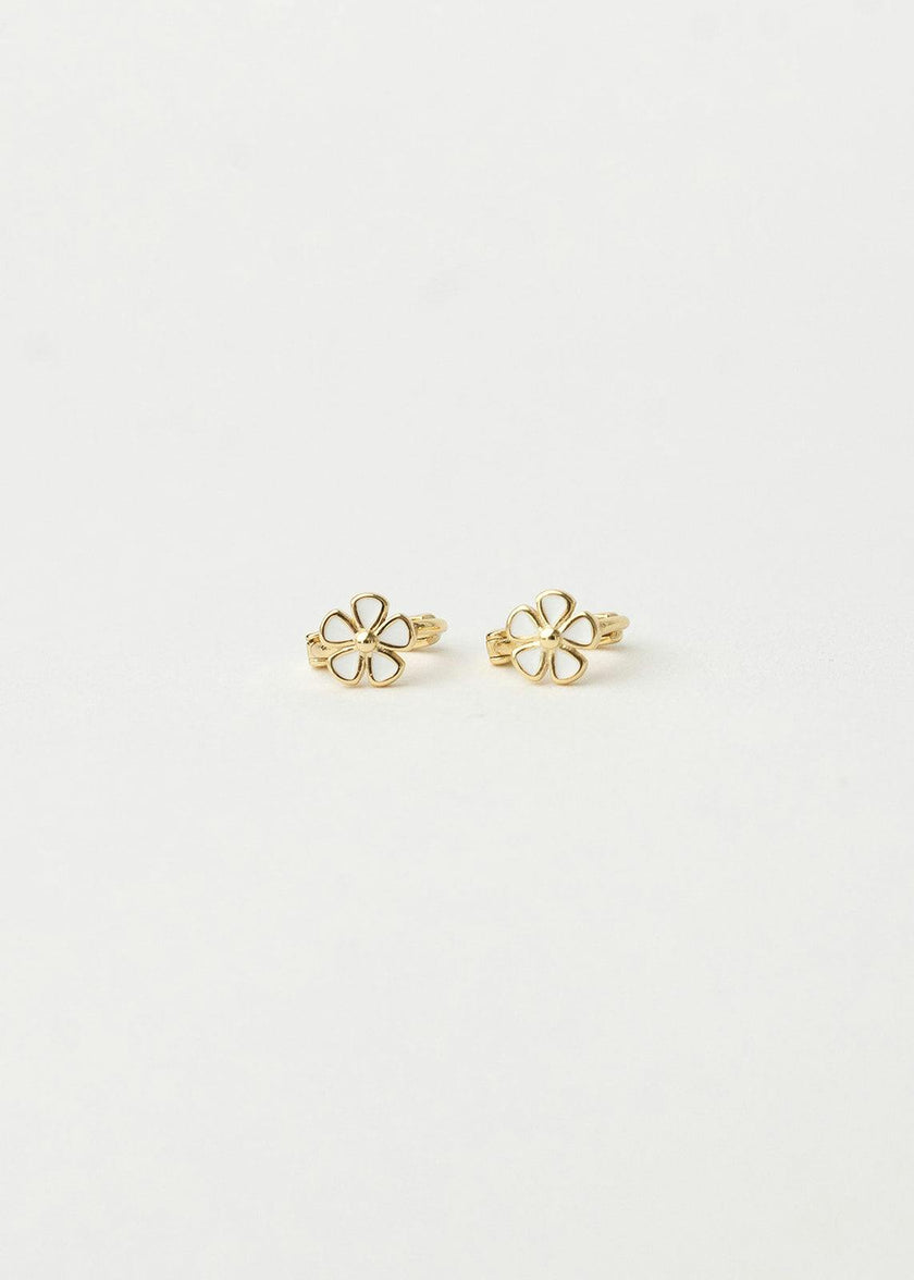 Daisy Buckle Hoops