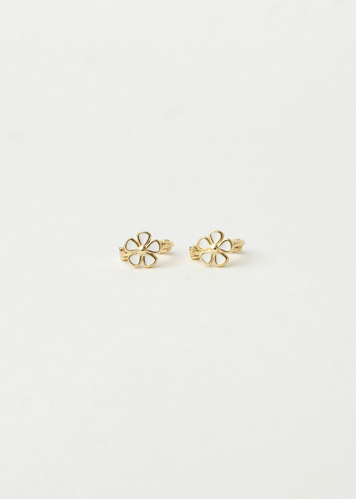 Daisy Buckle Hoops
