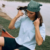 women's t-shirt – go outside look inside