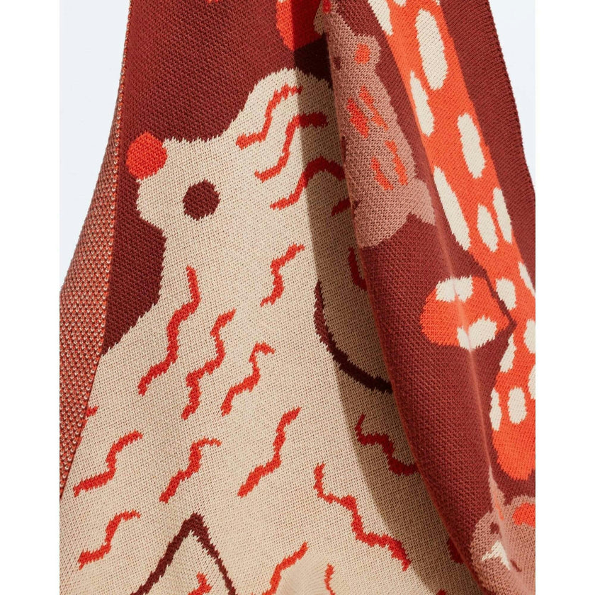 Bow Wow Knit Midi Blanket