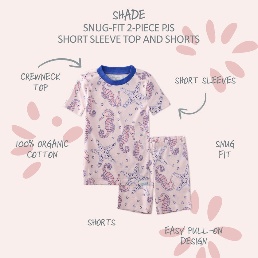SHADE Snug-fit 2-Piece Toddler Pajamas for Boys & Girls