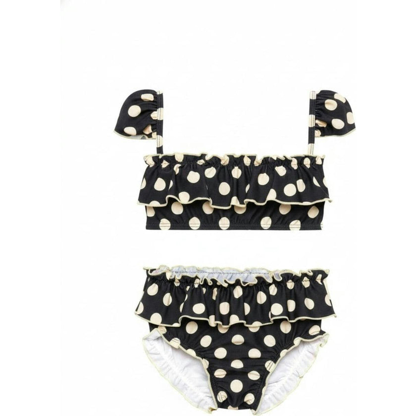 Polka Dot Mini Cabana Bikini Set
