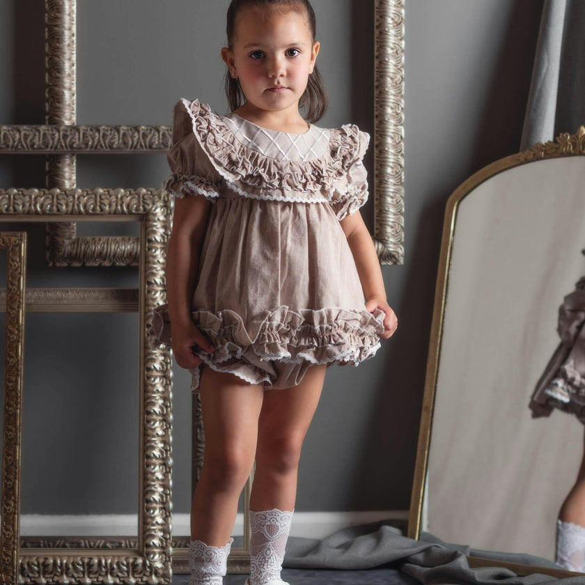 Ashlyn Linen Top and Shorts Set