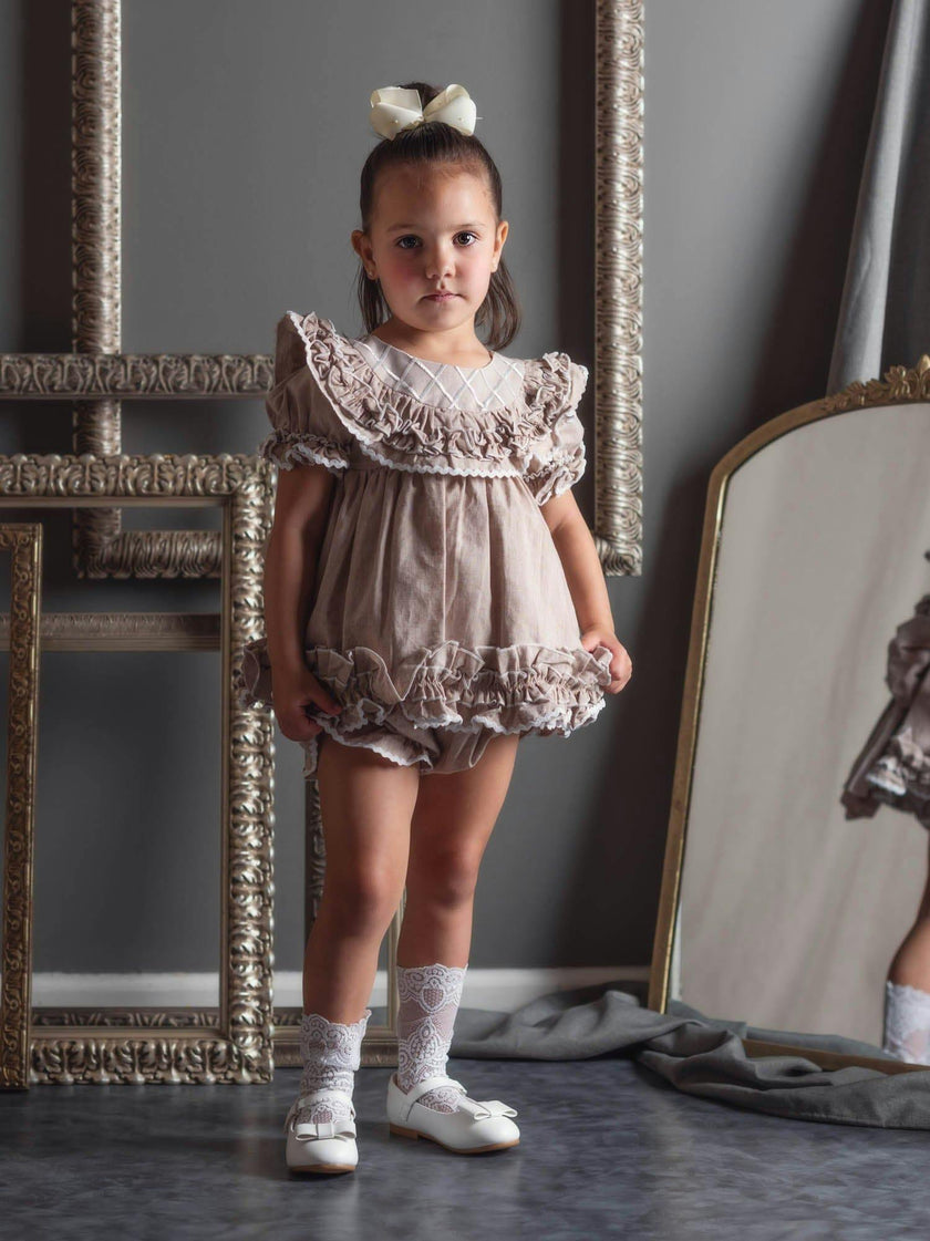 Ashlyn Linen Top and Shorts Set