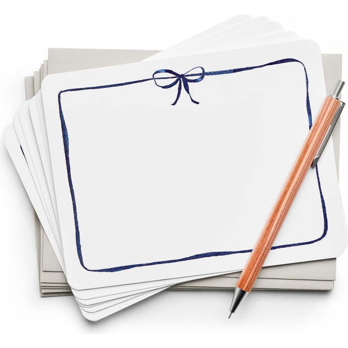 Set of 8 Flat Notecards