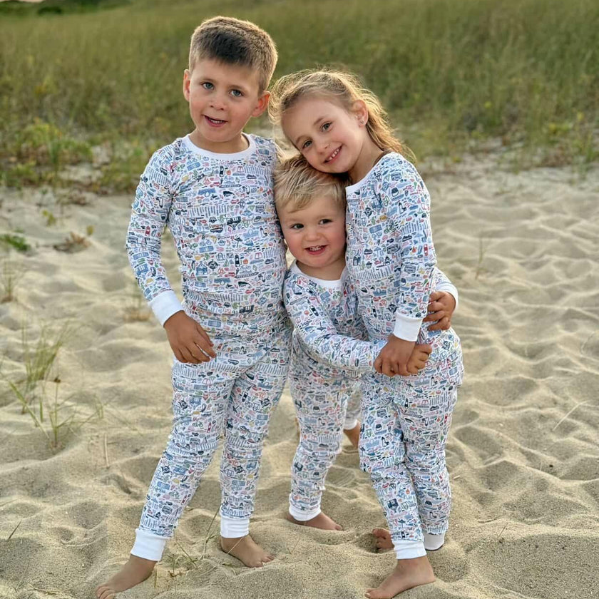 Nantucket Two Piece Kids Pajamas
