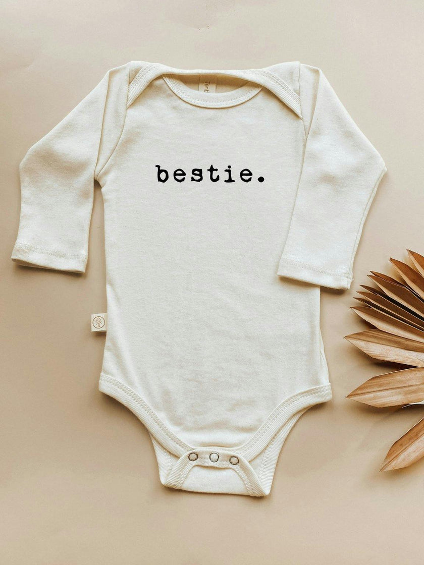 Bestie Organic Cotton Baby Bodysuit Long Sleeve