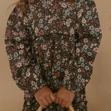 Organic Long Sleeve Tiered Dress