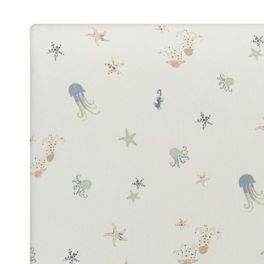 Cove Sea Life Cotton Fitted Crib Sheet