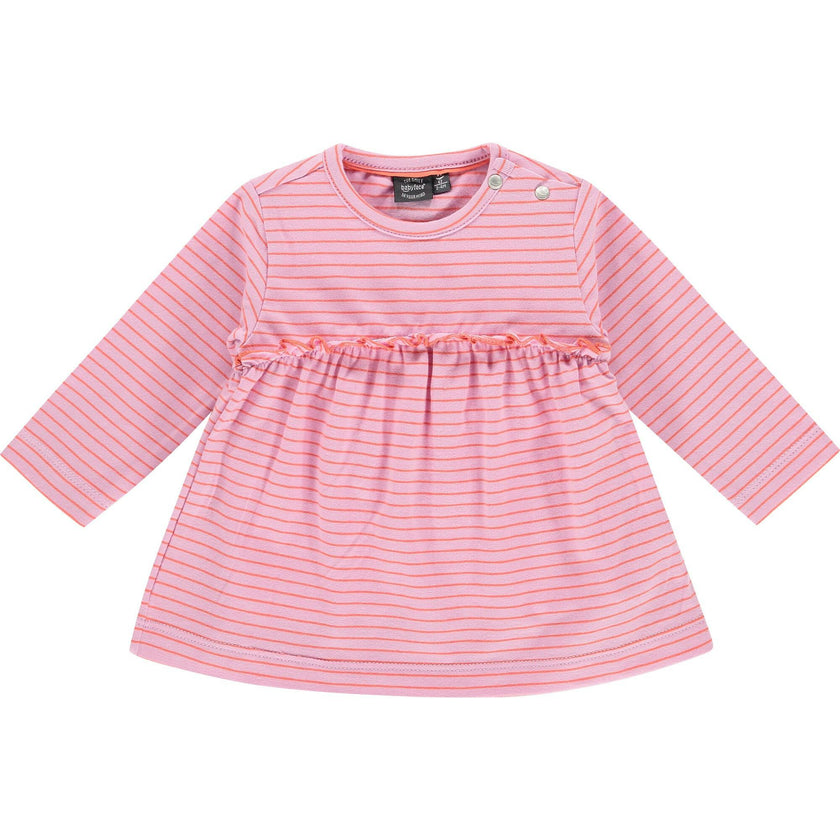 Striped Waist Cinched Tunic