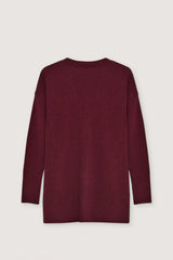 Agatha Woman Cardigan Plum Fantasy