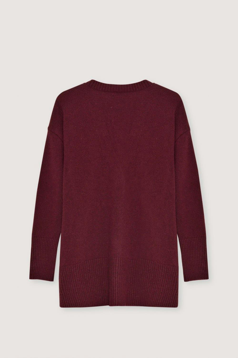 Agatha Woman Cardigan Plum Fantasy