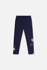 Organic Cotton Leggings Dark Blue