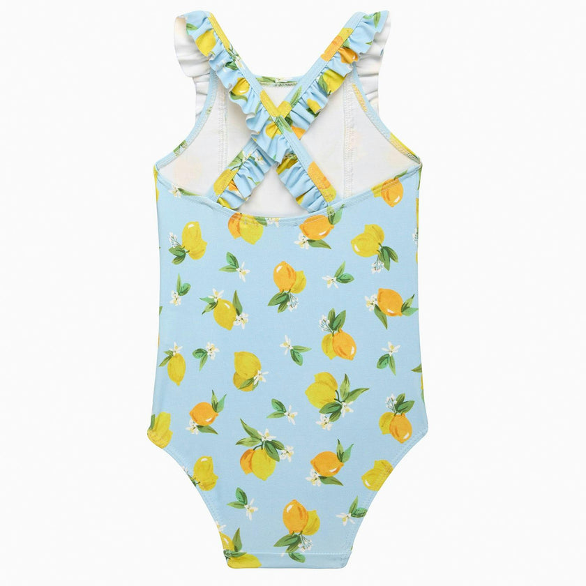 Baby Frill Swimsuit in Lemon
