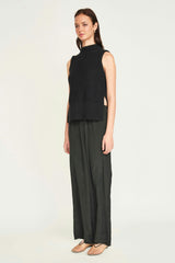 Baden Silk Pant in Black