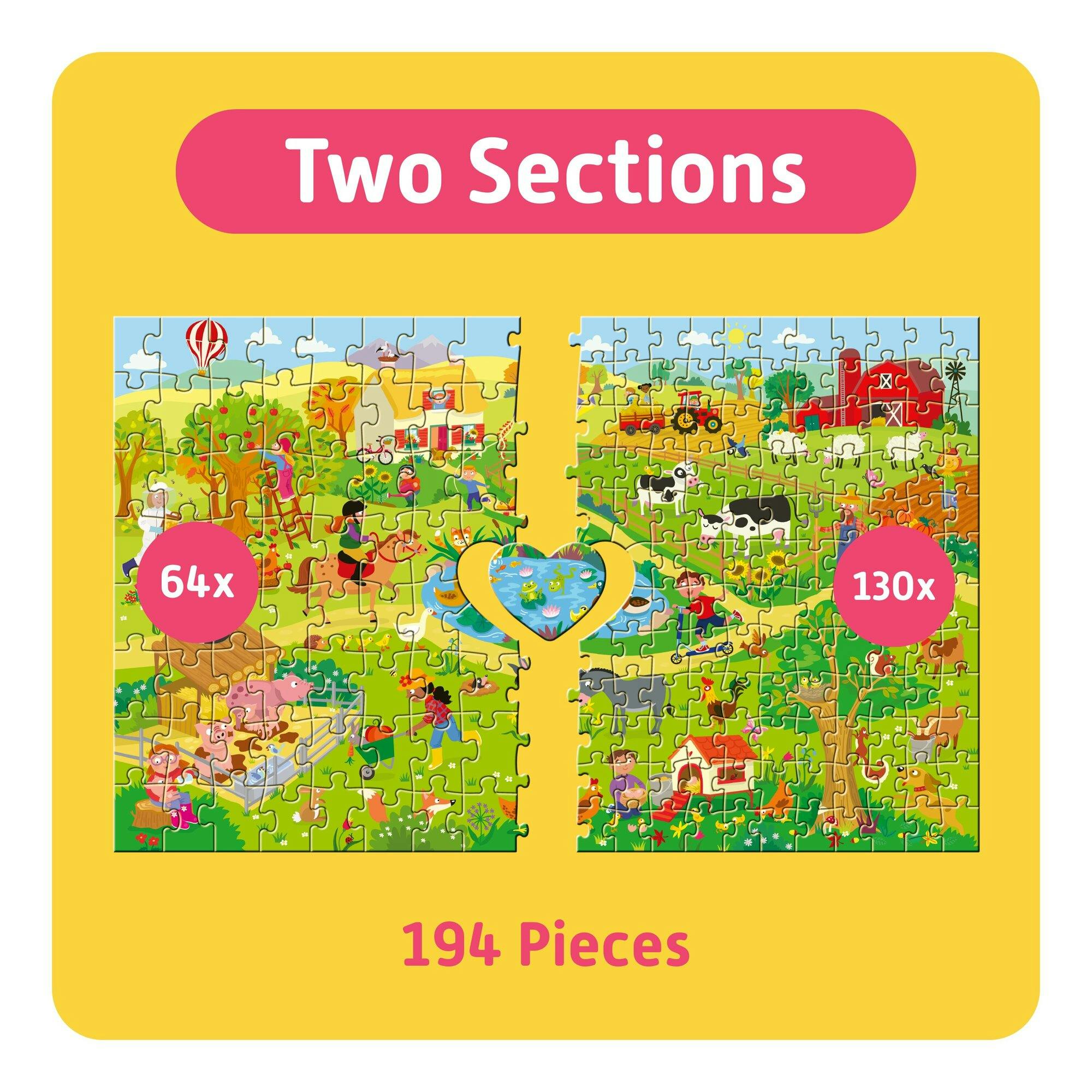 TeamPuzzle: On the Farm - 194pc