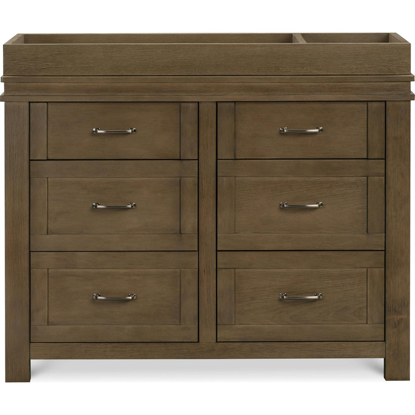Wesley Farmhouse 6-Drawer Assembled Double Dresser