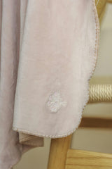 Honeybee, Flower & Rolling Horse Velour Blanket