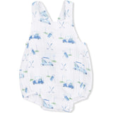 Baby Golf Carts Blue - Retro Sunsuit