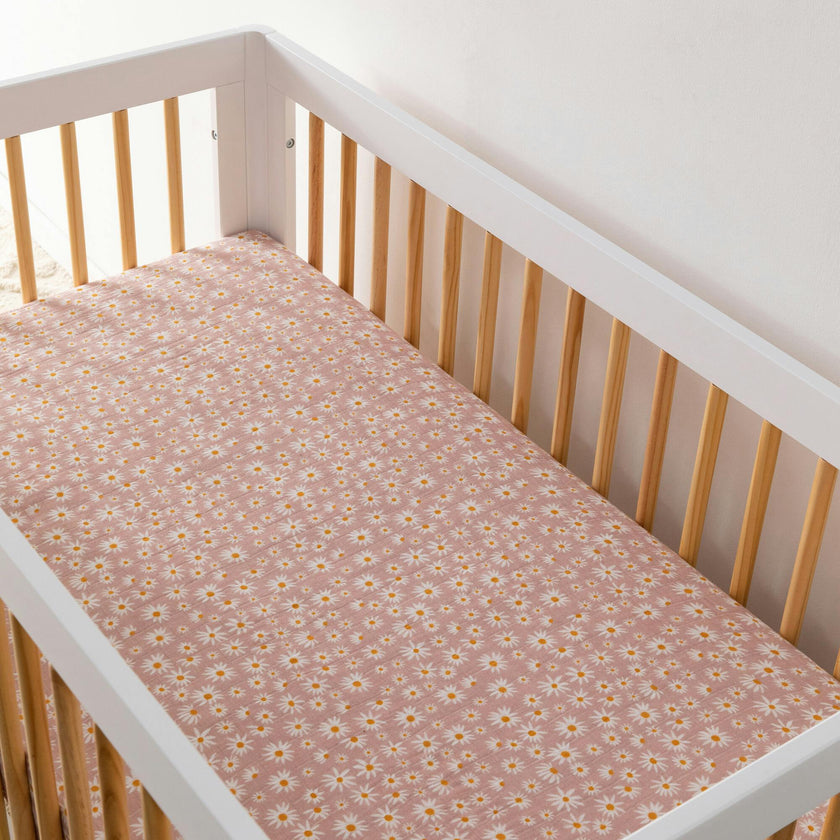Organic Muslin Cotton Crib Sheet