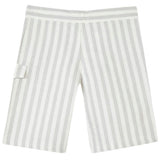 TARTINE ET CHOCOLAT Grey Stripe Cotton Shorts