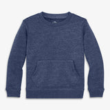 Kids cozy fleece crewneck sweatshirt