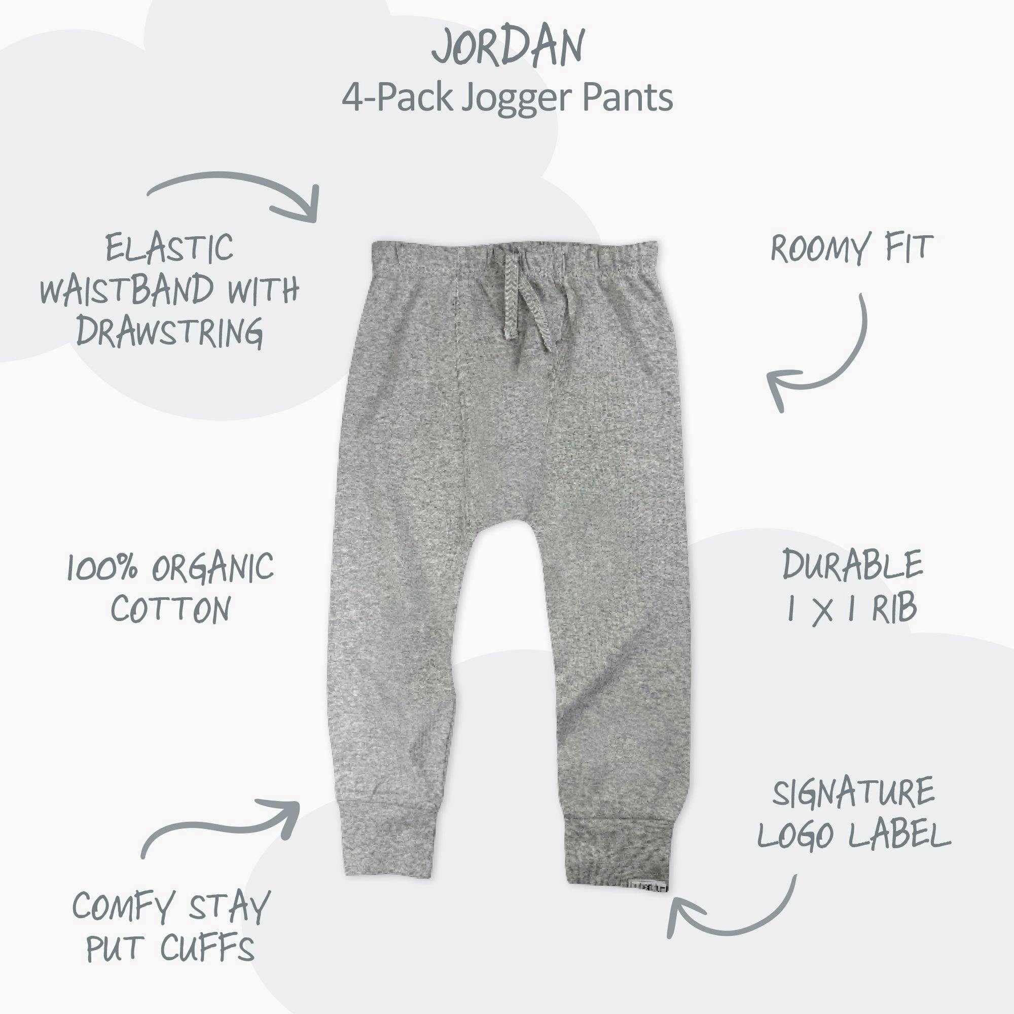 JORDAN 4-Pack Jogger Pants