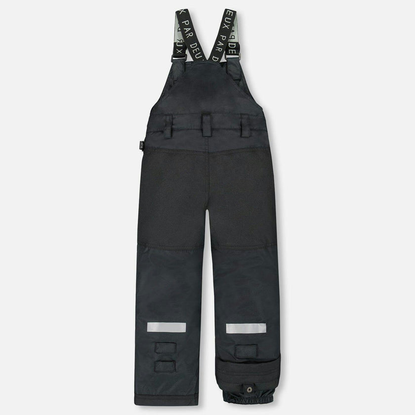 Solid Play Overall Snow Bib Black