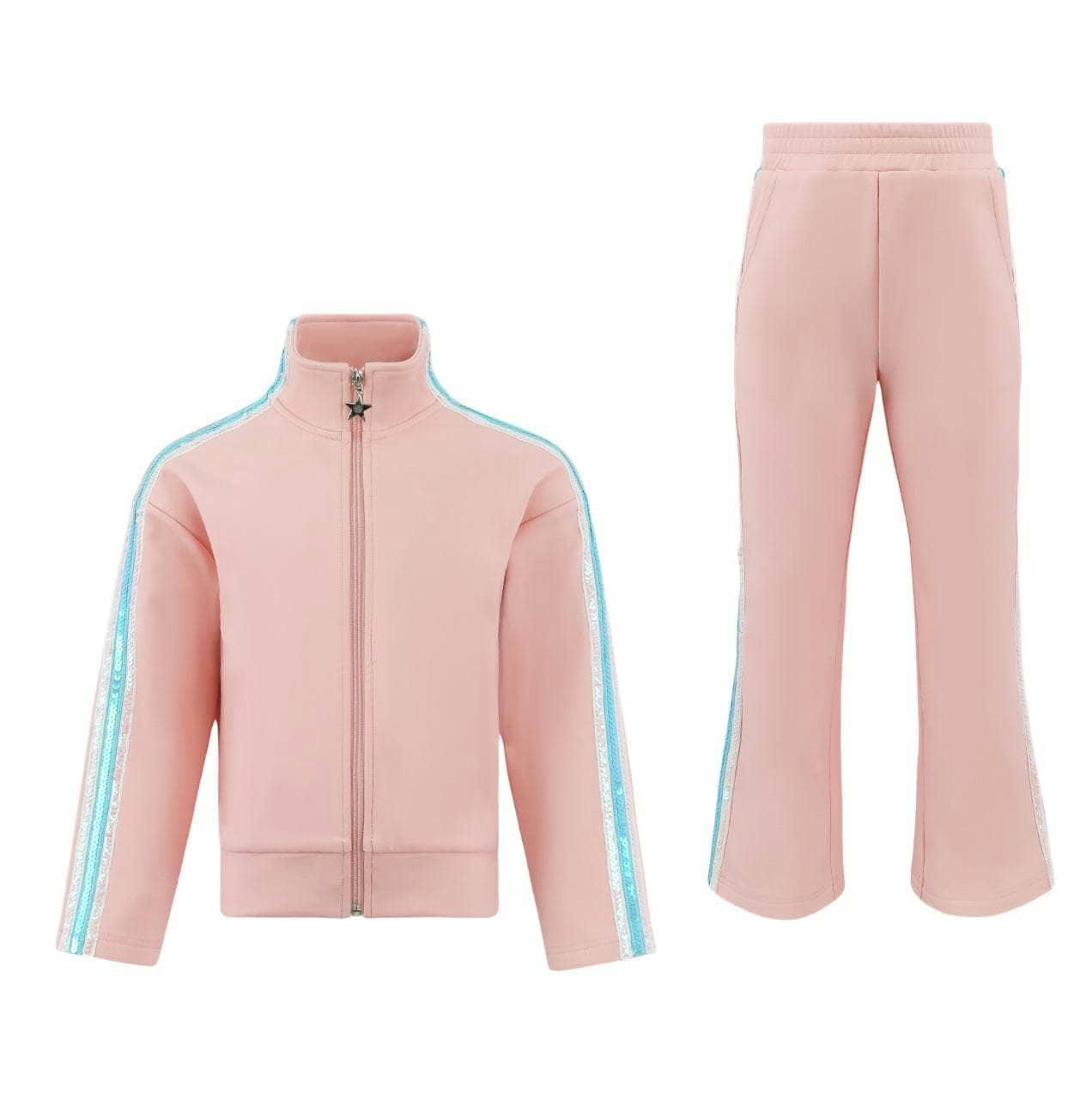 Rainbow Stripe Soft Scuba Tracksuit