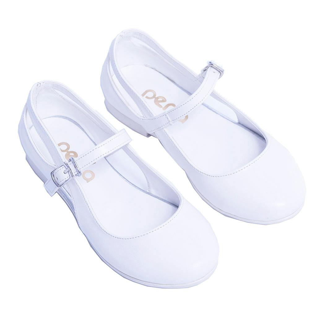 Snow White Cut-Out Flats