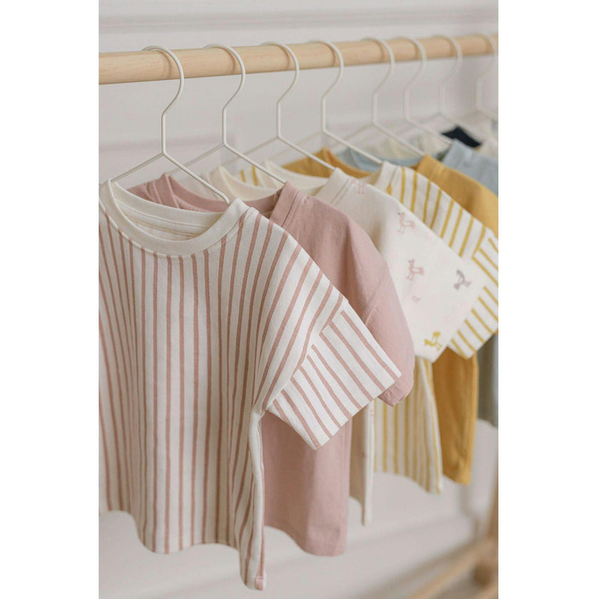 Dropped Shoulder T-Shirt, Pink