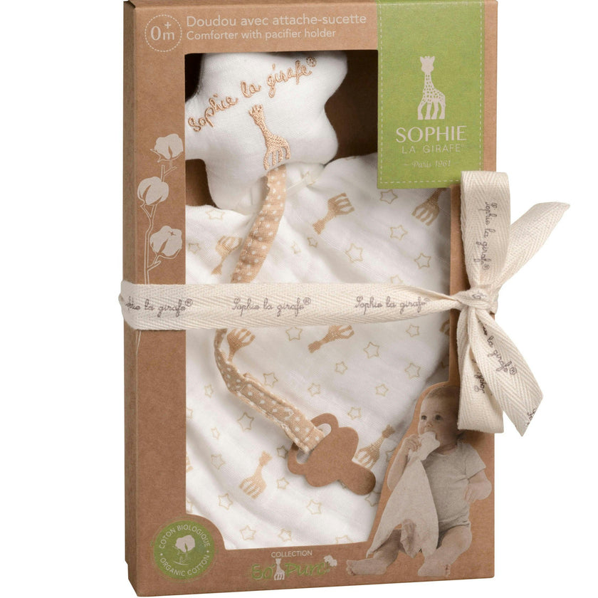 So'Pure Pacifier Holder Baby Blanket