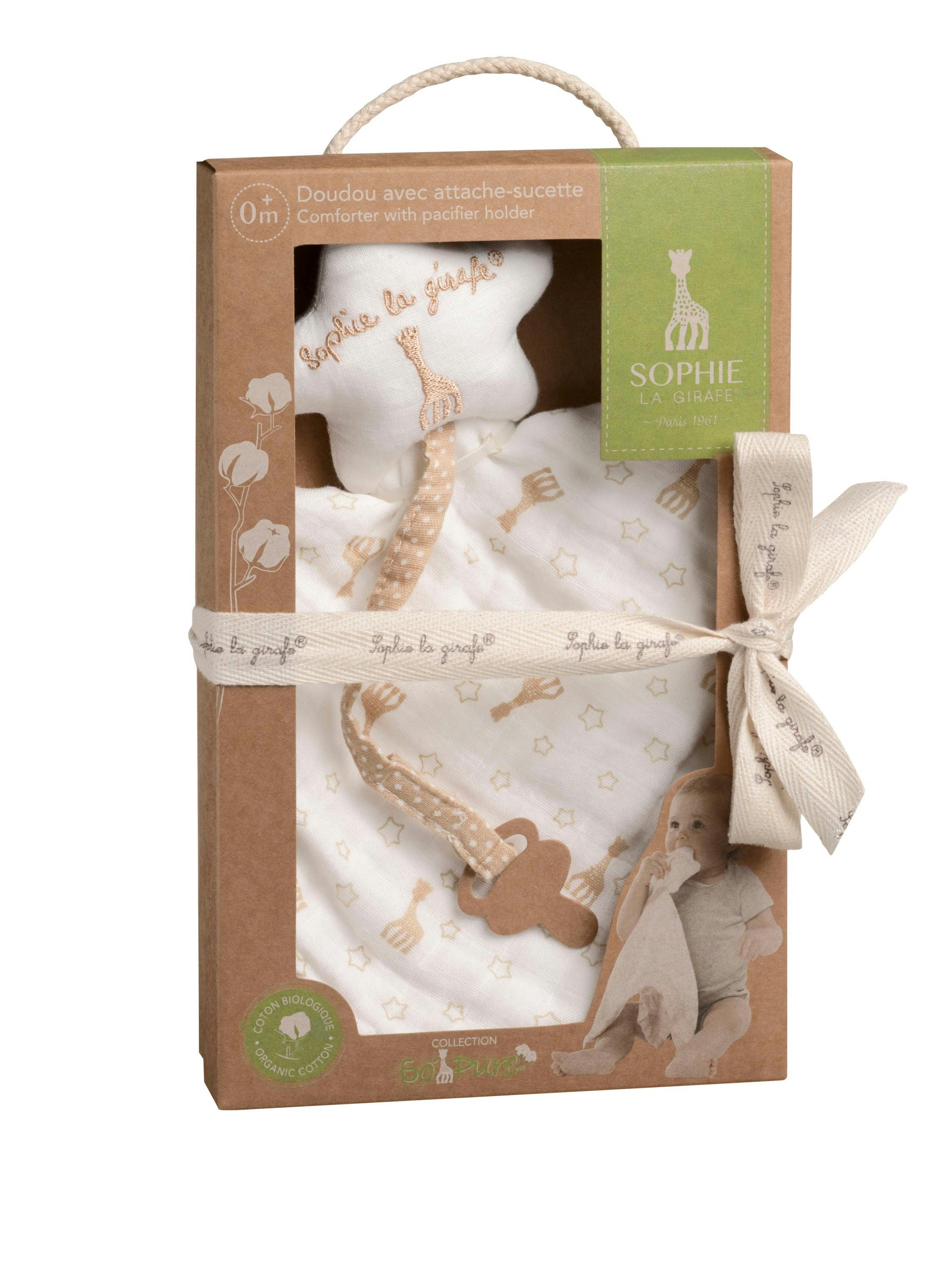 So'Pure Pacifier Holder Baby Blanket