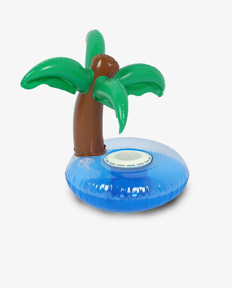 Bluetooth Floating Speaker & Cup Holder - Palm Tree