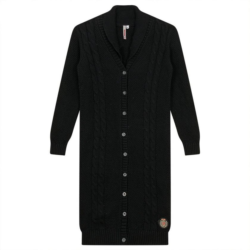 Cable Knit Long Cardigan