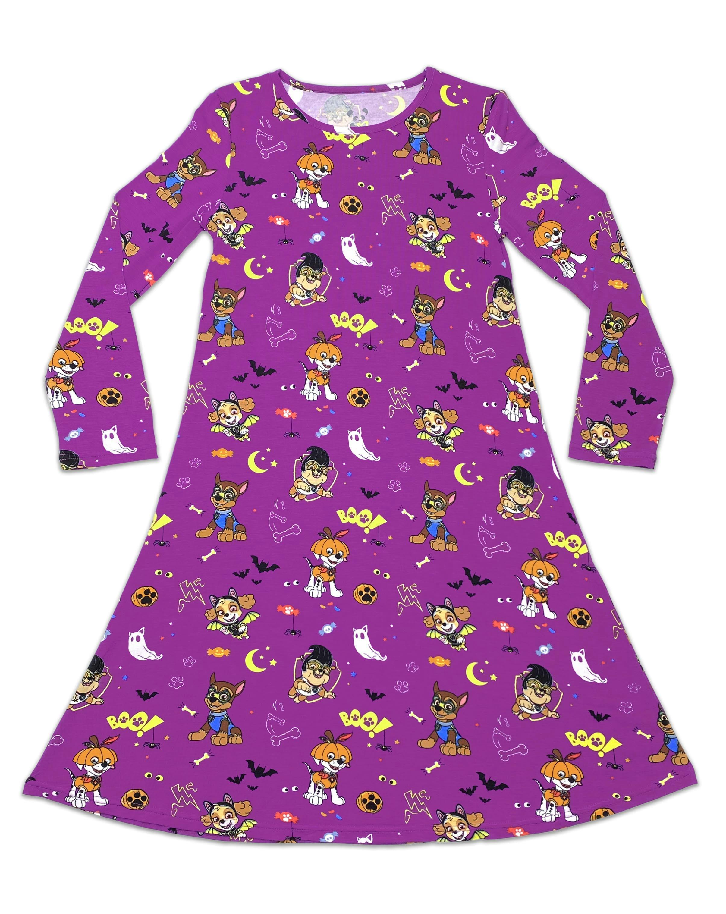 PAW Patrol: Halloween Bamboo Girls' Long Sleeve Dress
