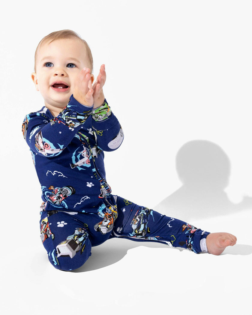 PAW Patrol: The Mighty Movie - Mighty Vehicles Bamboo Convertible Footie