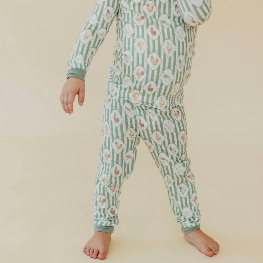 2pc Long Sleeve Pajama Set - Constance