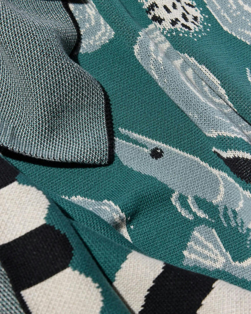 Le Bouquet Knit Blanket