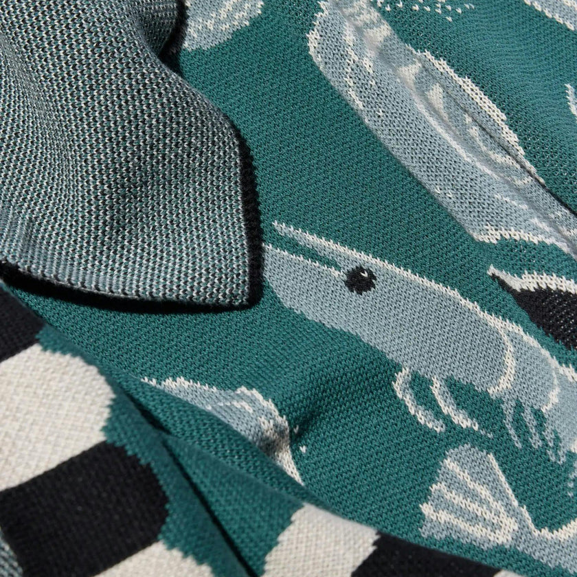 Le Bouquet Knit Blanket