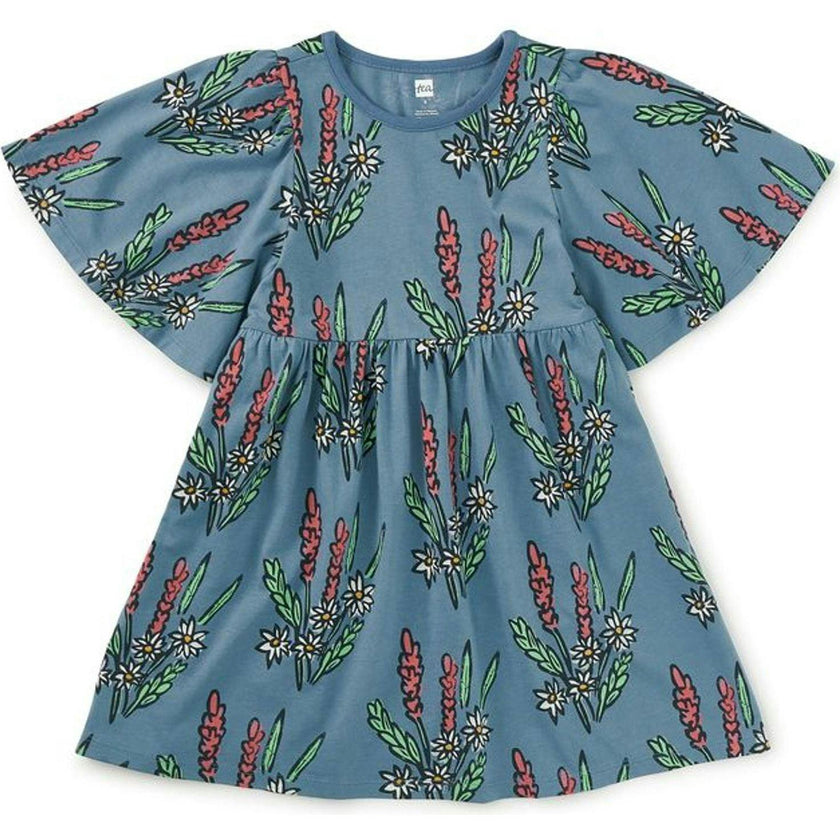 Sleeve Dress, Blue