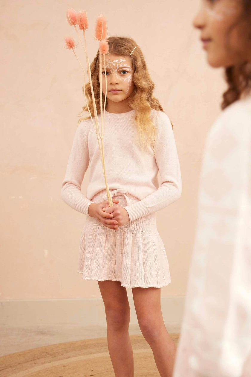 Pleated Tennis Skirt | Blush
