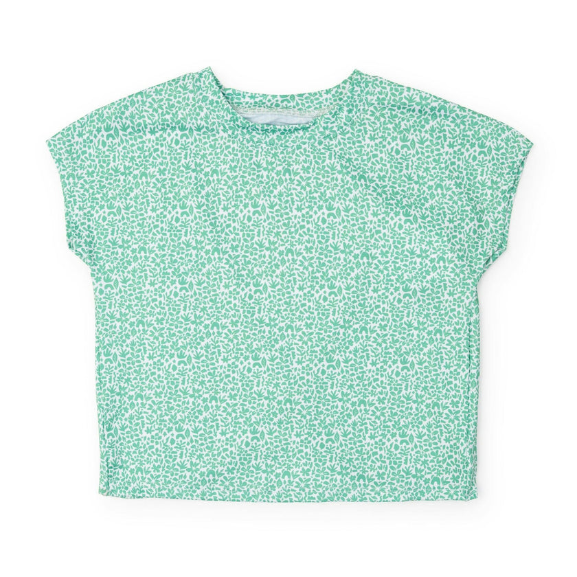 Sloane Girls' Short Sleeve Performance Top by LH Sport - Mod Meadow Classic Green